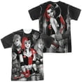 thumbnail image 1 of Batman Bad Girls Unisex Adult Sublimated Costume T Shirt (Front/Back), Large Multicolor, 1 of 2