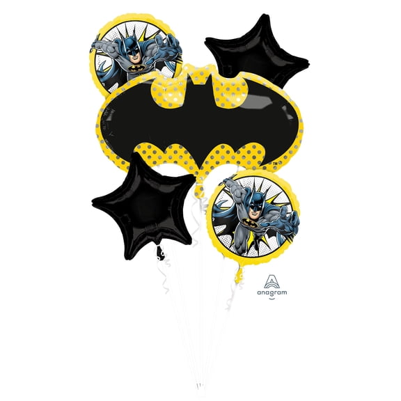 Anagram Batman Foil Balloons Bouquet