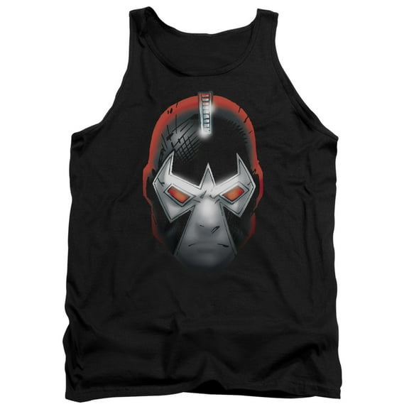 Batman Bane Head Adult Tank Top Black