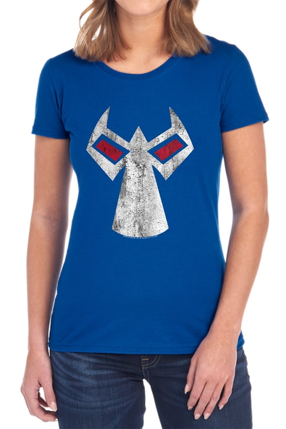 Batman Bane Mask Women's T Shirt, Royal, Large