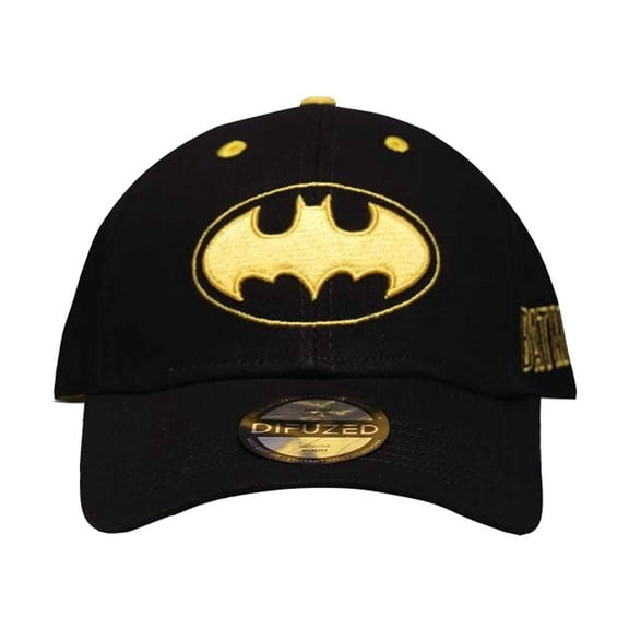 Batman Baseball Cap Core Classic Logo new Official Black Curved Bill Snapback