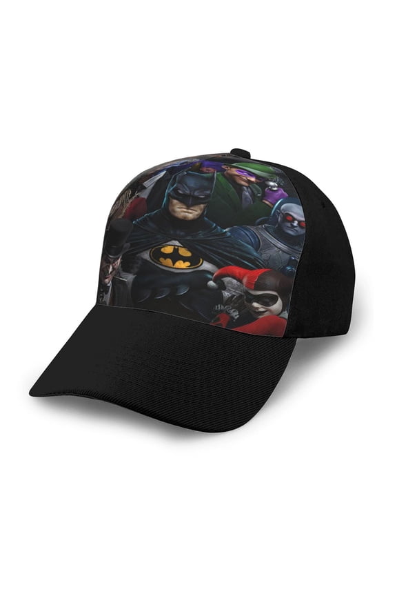 Batman Baseball Cap Golf Dad Hat Adjustable Low Profile Cotton Hat Trucker Hats for Men Women
