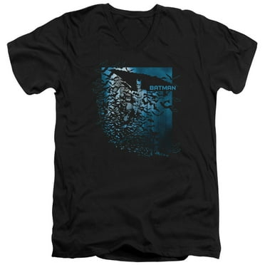 Batman - Bat Among Bats - Slim Fit V Neck Shirt - Medium