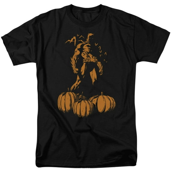 Batman - Bat Among Pumpkins Apparel T-Shirt - Black