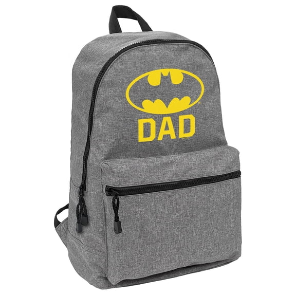 Batman Bat Dad Shield Logo Lightweight Backpack for Work School Daily Use Packable for Travel