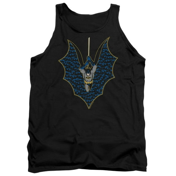 Batman Bat Fill Adult Tank Top Black