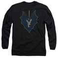 thumbnail image 1 of Batman Bat Fill Long Sleeve Adult 18/1 T-Shirt Black, 1 of 1