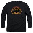 thumbnail image 1 of Batman - Bat Flames Shield - Long Sleeve Shirt - Large, 1 of 2