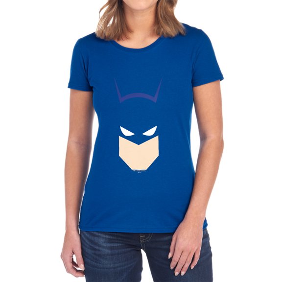 Batman Bat Head Women's T Shirt, Royal, 2X-Large