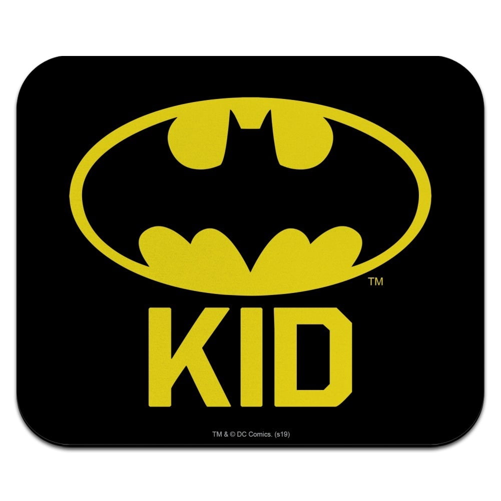 Batman American Flag Shield Mouse Pad - Low Profile Thin Gaming & Office Mousepad