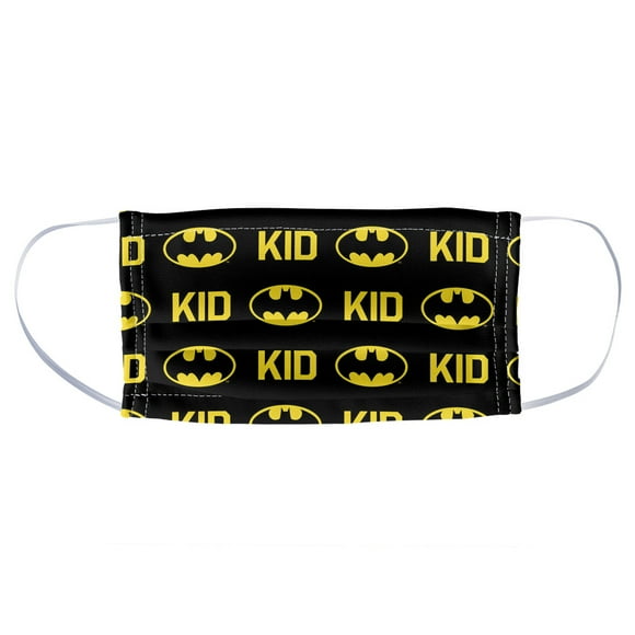 Bat Kid Shield Logo Pattern 1-Ply Reusable Face Mask Covering, Unisex