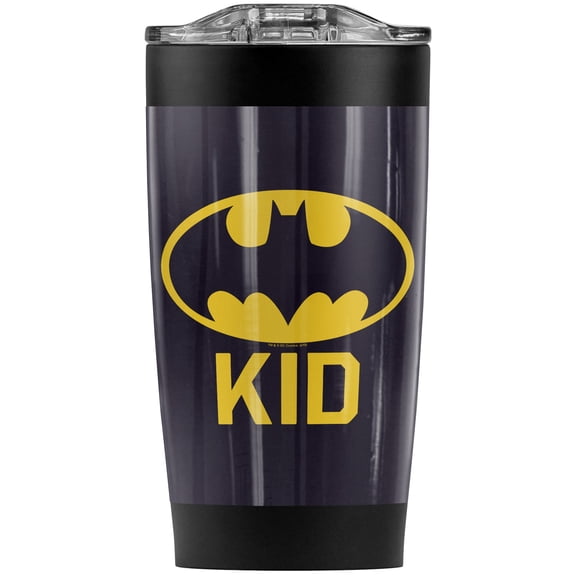 Batman Bat Kid Stainless Steel Tumbler 20 oz Coffee Travel Mug/Cup, Vacuum Insulated & Double Wall with Leakproof Sliding Lid | Great for Hot Drinks and Cold Beverages