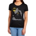 thumbnail image 1 of Batman Bat Knockout Women's T Shirt, Black, Large, 1 of 6