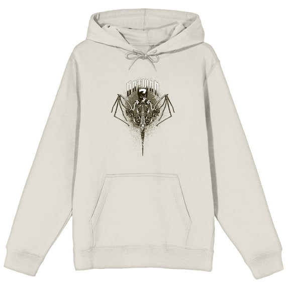 Batman Bat Mask And Bat Wings Men's Sand Graphic Hoodie-Medium