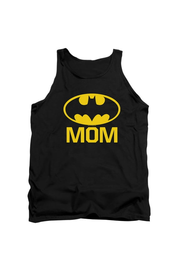 Batman Bat Mom Adult Tank Top Black
