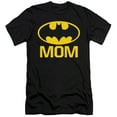 thumbnail image 1 of Batman Bat Mom-Hbo S/S Adult 30/1 T-Shirt Black, 1 of 1