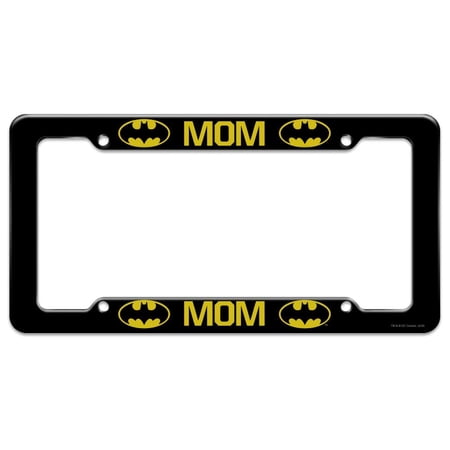 Batman Bat Mom Shield Logo License Plate Tag Frame price history and forecast - Graphics and More LPF.WBGAM009.Z004750_8