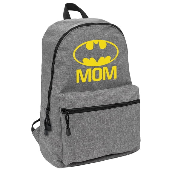 Batman Bat Mom Shield Logo Lightweight Backpack for Work School Daily Use Packable for Travel