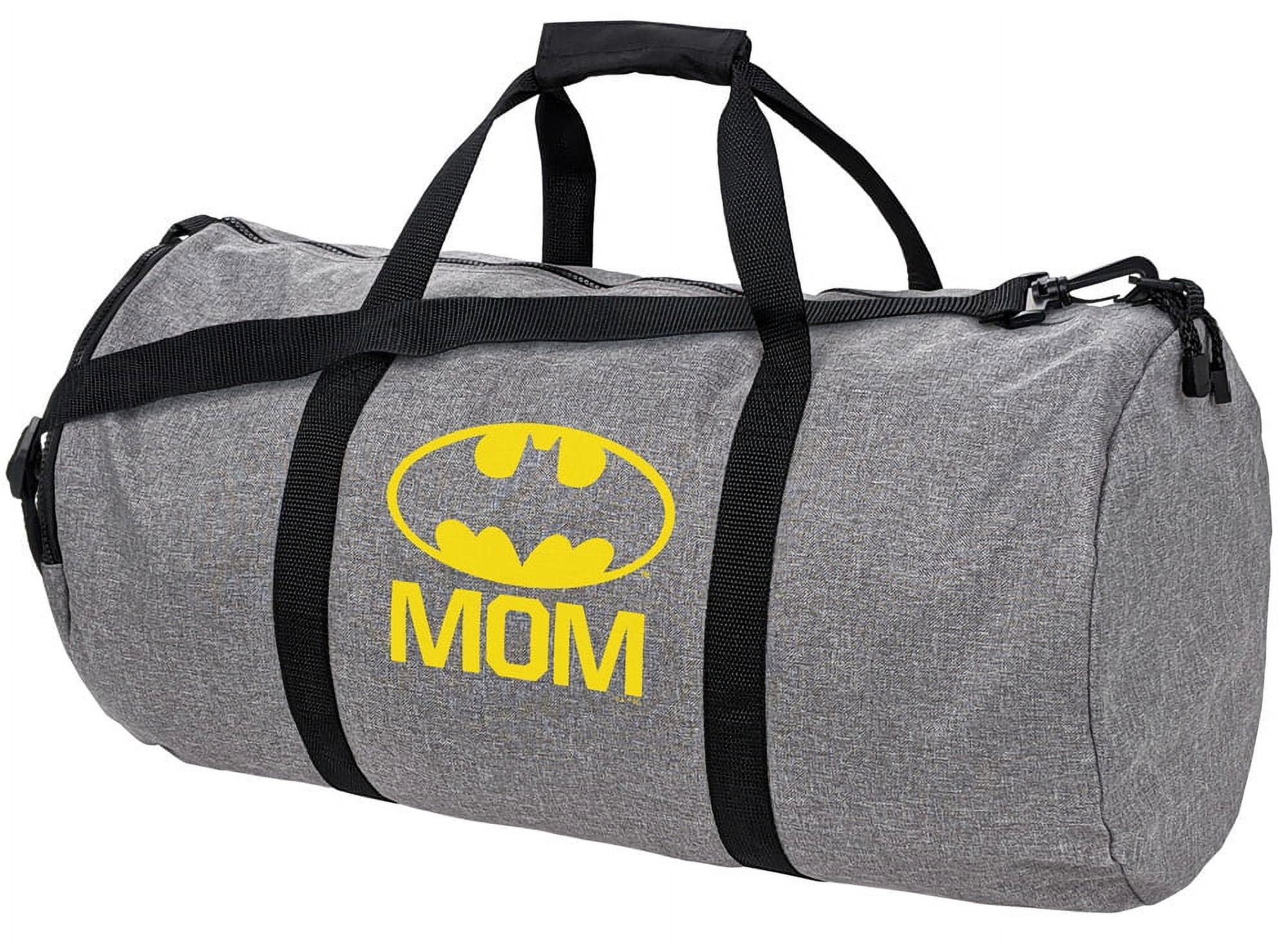 Batman Bat Mom Shield Logo Lightweight Duffel Bag for Sports and Gym ...