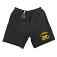 thumbnail image 1 of Batman Bat Mom Shield Logo Mens Sweat Shorts, 1 of 5
