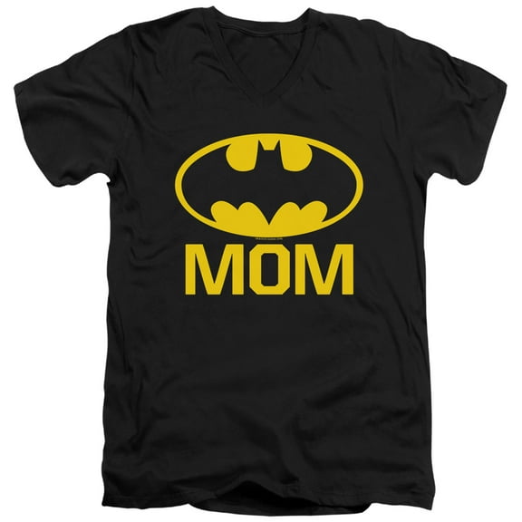Batman - Bat Mom - Slim Fit V Neck Shirt - Medium