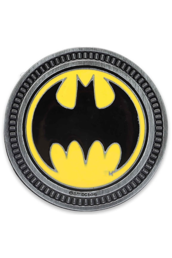 Batman Bat Signal Adhesive Metal Car Emblem for Car, Truck, or Trailer