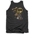 thumbnail image 1 of Batman Bat Signal Adult Tank Top Charcoal, 1 of 1