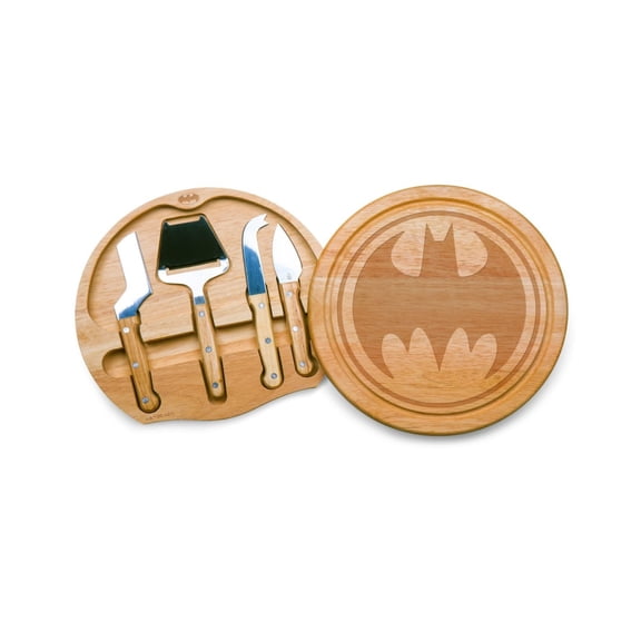 Batman Bat Signal Circo 5 Piece Cheese Cutting Board Tools Set