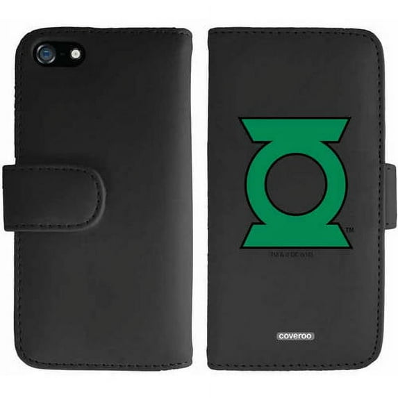 Batman Bat Signal Design on Apple iPhone 5SE/5s/5 Wallet Folio Case by Coveroo