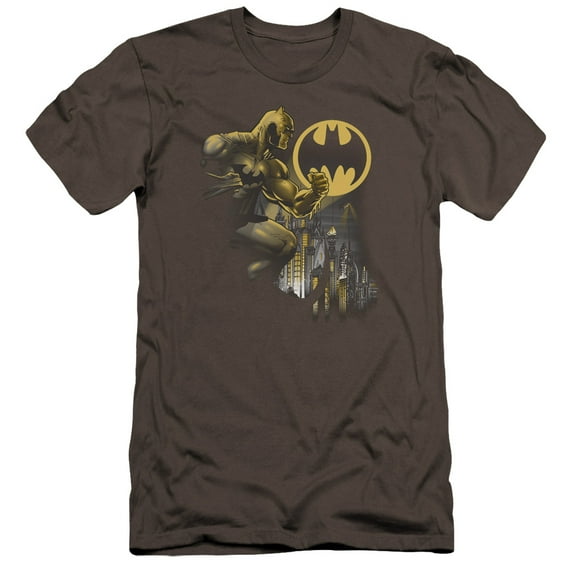 Batman - Bat Signal - Premium Slim Fit Short Sleeve Shirt - Small