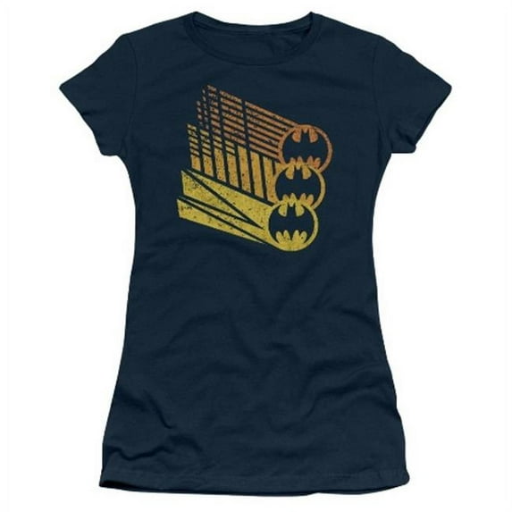 Batman-Bat Signal Shapes - Navy- Small
