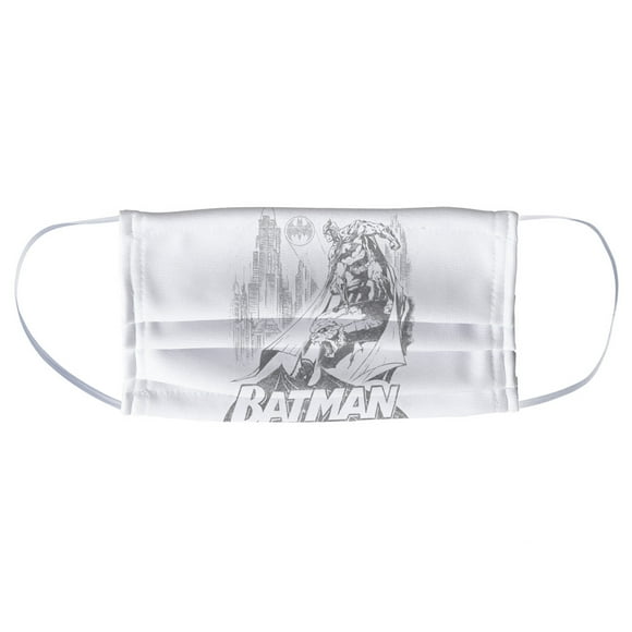 Batman Bat Sketch 1-Ply Reusable Face Mask Covering, Unisex