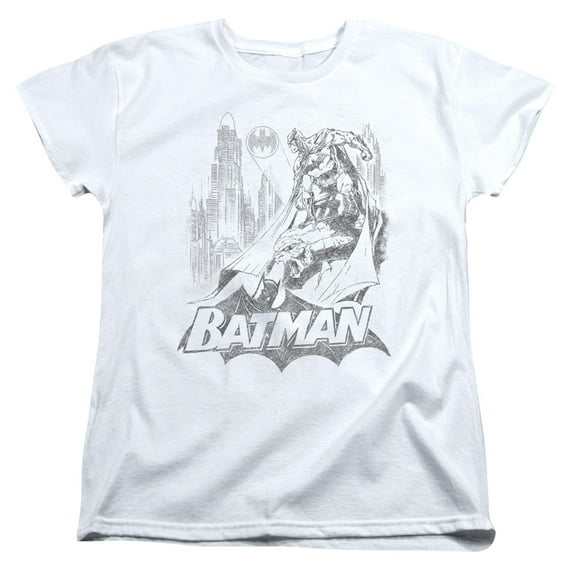 Batman - Bat Sketch - Women's Short Sleeve Shirt - XX-Large