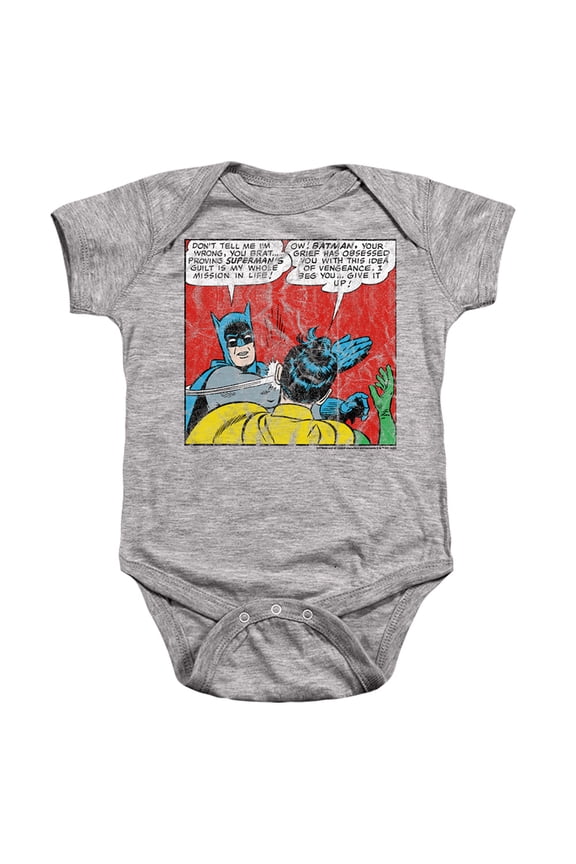 Bat Slap 1 Unisex Infant Snap Suit for Baby (18 Months) Athletic Heather