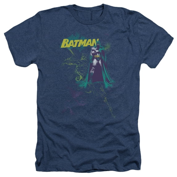 Batman - Bat Spray - Heather Short Sleeve Shirt - XX-Large