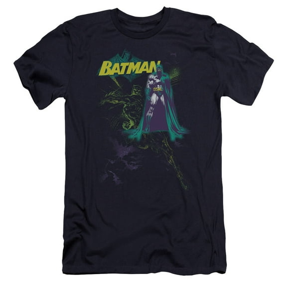 Batman - Bat Spray - Premium Slim Fit Short Sleeve Shirt - X-Large