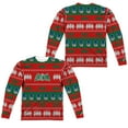 thumbnail image 1 of Batman - Bat Sweater (Front/Back Print) - Regular Fit Long Sleeve Shirt - XXX-Large, 1 of 2