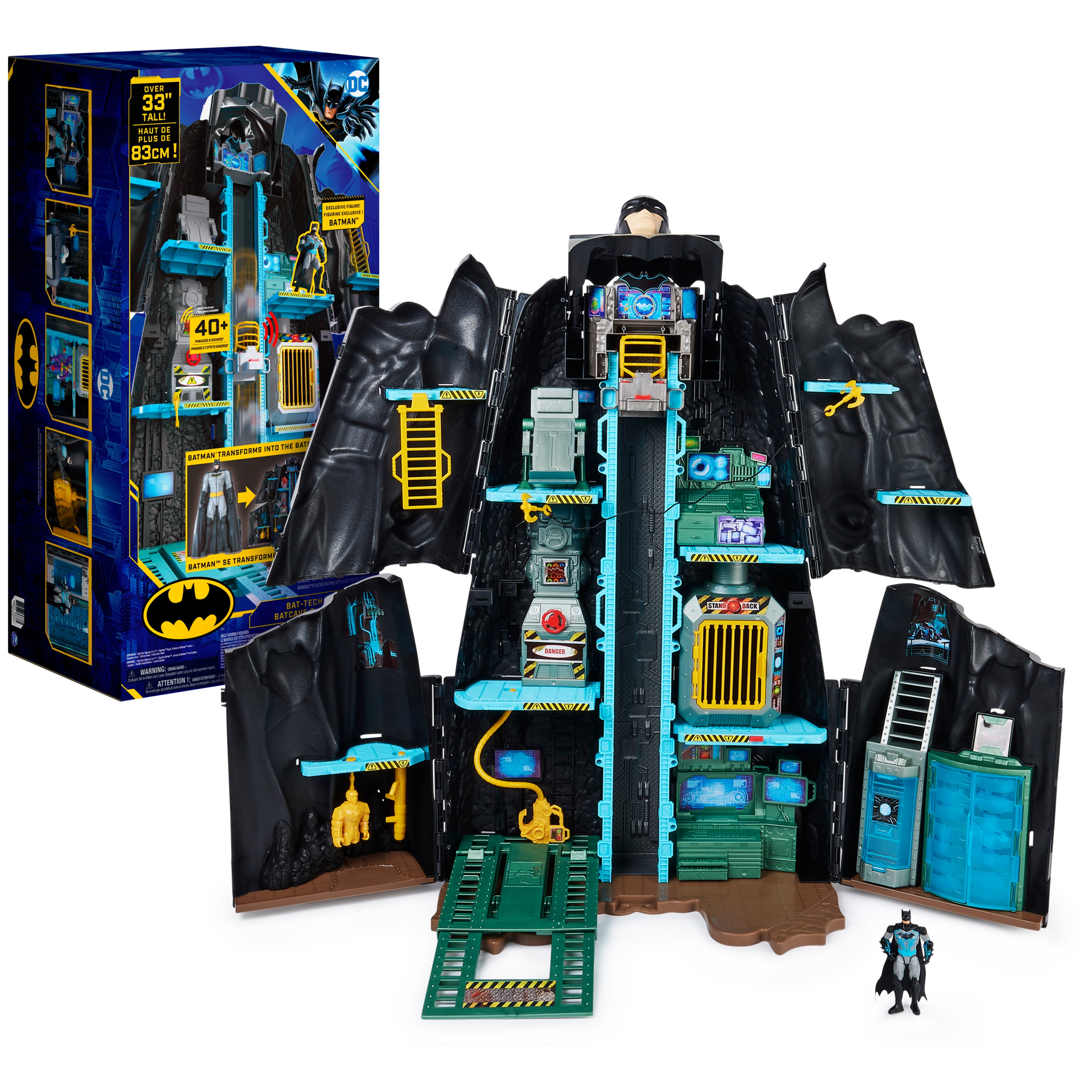 Batman, BatTech Batcave, Giant Transforming Playset