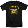 thumbnail image 1 of Batman BatDad Classic Logo T Shirt & Stickers Collection for Fathers and Dads, 1 of 2