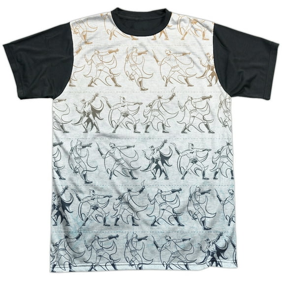 Batman Batarang Pattern Unisex Adult Halloween Costume Sublimated T Shirt