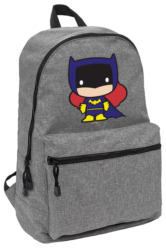 Batman Batgirl Cute Chibi Character Lightweight Backpack for Work School Daily Use Packable for Travel