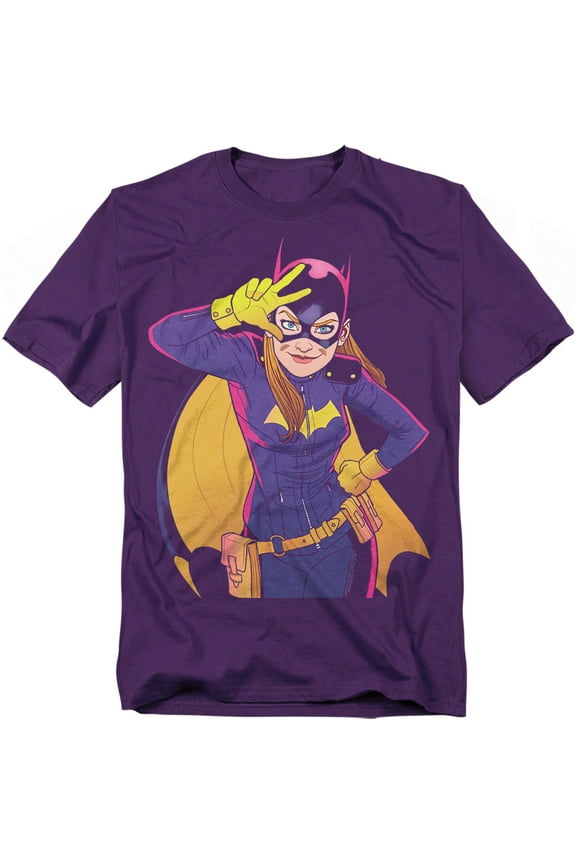 T-Shirt Batgirl Moves Unisex Graphic Tee For Men & Women Purple 