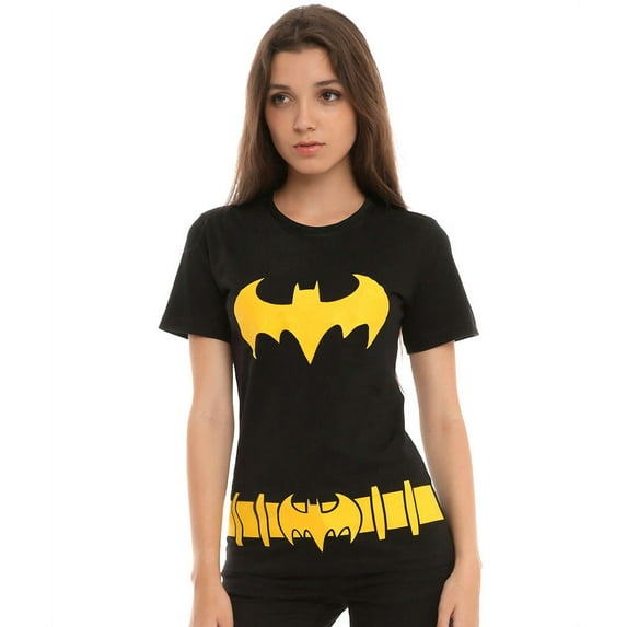 Batman Batgirl Suit Junior Women's T-Shirt