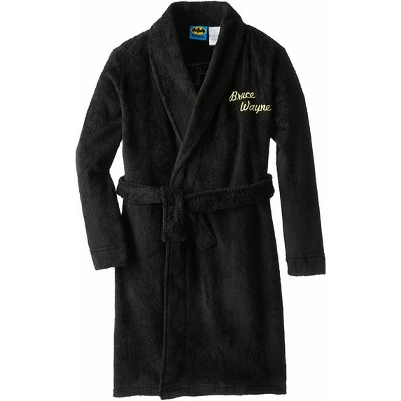 Batman Bathrobe Bath Robe Pajama Boy Size XS 4/5