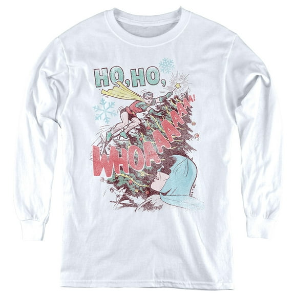 Batman Batman And Robin Christmas Kids Long Sleeve T shirt for Kids Boys and Girls for Kids Boys and Girls