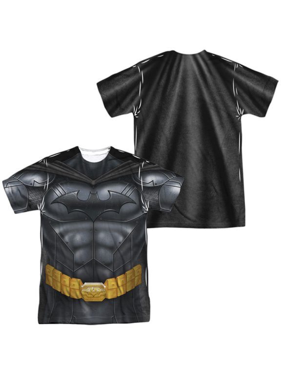 Batman - Batman Athletic Uniform (Front/Back Print) - Short Sleeve Shirt - Small