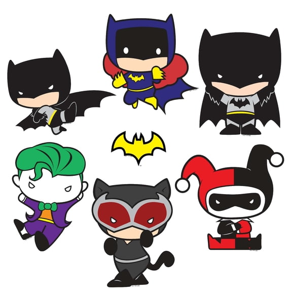 Batman Batman Chibi 100Ct Sticker Pack