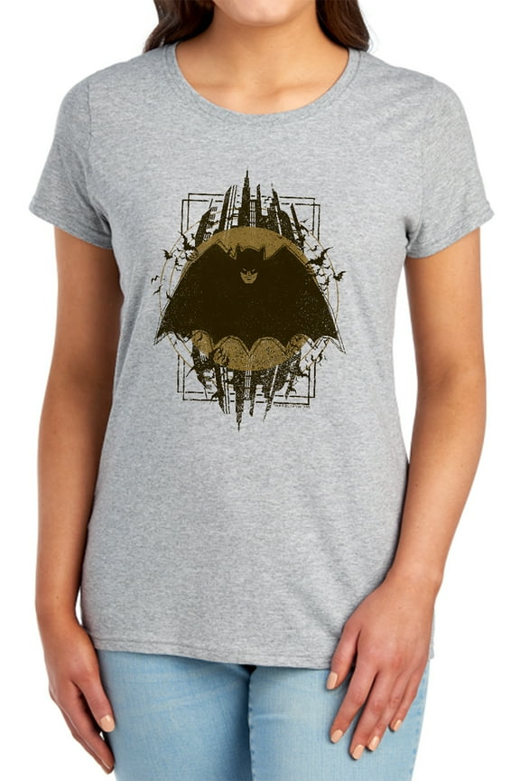 Crest Women's T Shirt, Athletic Heather, Small