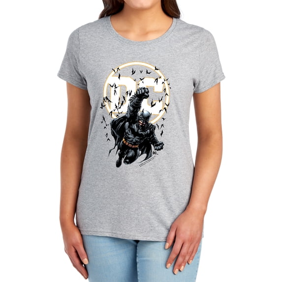 Batman Batman Dc Women's T Shirt, Athletic Heather, Small