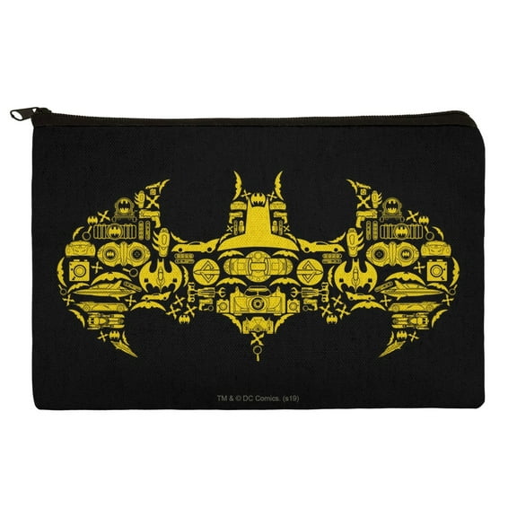 Batman Batman Icons Logo Makeup Cosmetic Bag Organizer Pouch